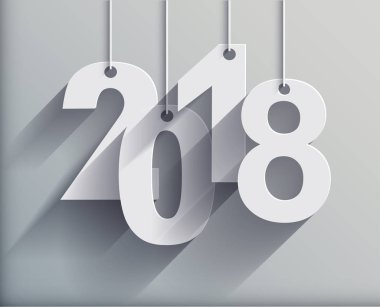 2018 beyaz kağıt Origami kartı 