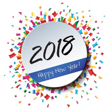 Mutlu yeni yıl 2018 etiket 