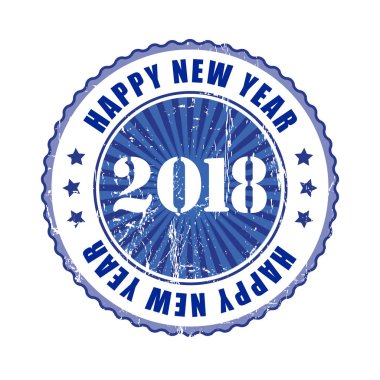 mutlu yeni yıl pul.