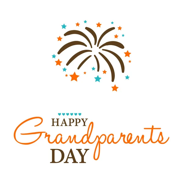 Соблазн счастливого Дня бабушки и дедушки — стоковый вектор