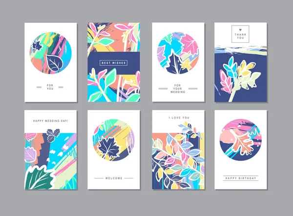 Yaratıcı çiçek kart dizisini 