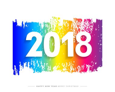 2018 neşeli Noel kartı