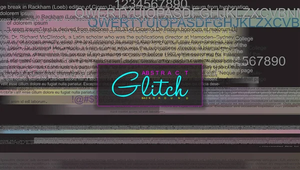 Abstrakter Hintergrund Des Digitalen Farb Druckers Glitch Vektor Illustration — Stockvektor