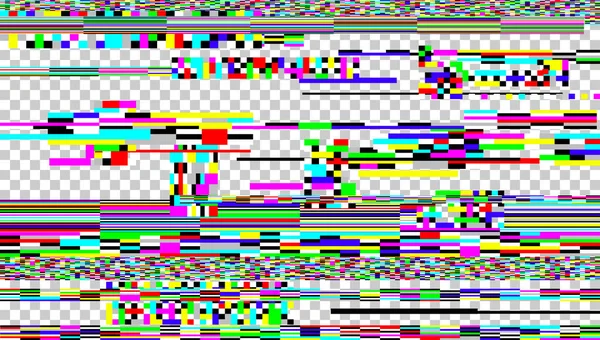 Fond Abstrait Glitch Numérique Couleur Vecteur Illustration — Image vectorielle