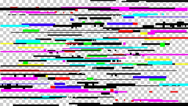 Fond Abstrait Glitch Numérique Couleur Vecteur Illustration — Image vectorielle