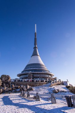 Liberec 'te kışın verici 
