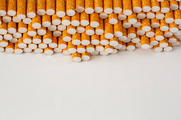 Close up of a smoking cigarettes