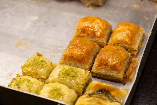 Türkisches Dessert Baklava Gebäck Dessert — Stockfoto