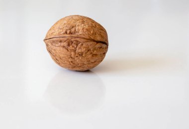 Üst manzara doğal ceviz fotoğrafı