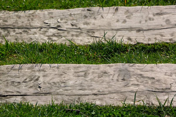old wood texture in grass backgrounds