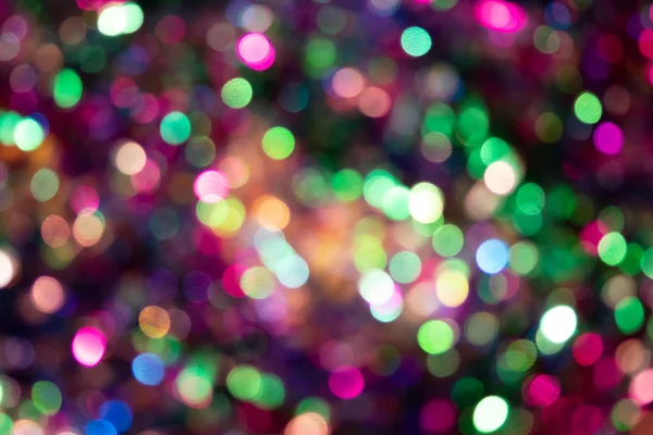 Festive Colorful Bokeh Background Psychedelic Colorful Sparkles Colorful Dots Perfect — Stok fotoğraf