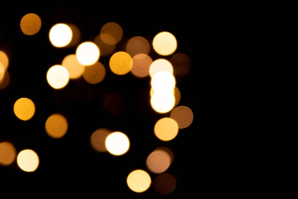 Fond Bokeh Doré Brillant Pour Des Célébrations Festives Comme Noël — Photo