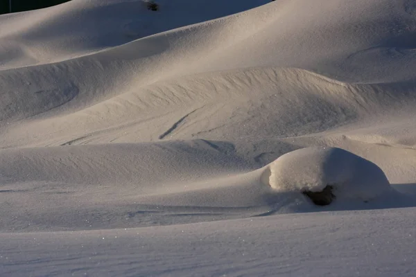 Zimowa Scena Grudnia Stycznia Ekstremalnych Opadach Śniegu Gdy Zamieć Tworzy — Zdjęcie stockowe