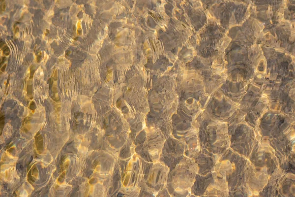 Шелковистые Рябь Воде Кристально Чистой Воды Ручья Идиллический Естественный Фон — стоковое фото