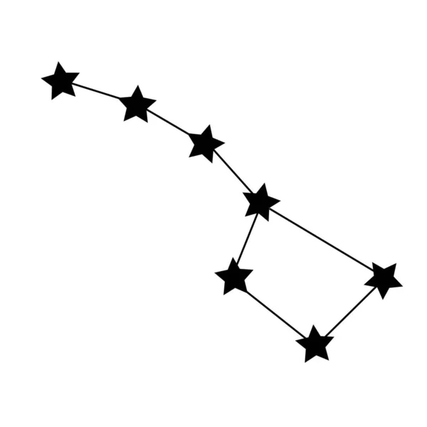 Constellation Ursa Major Big Dipper icône. Illustration vectorielle de concept pour le design . Illustration De Stock