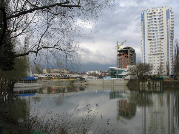 Localização Território Krasnodar Krasnodar Região Rio Kuban — Fotografia de Stock