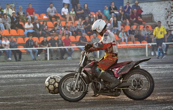 Motoball Çok Nadir Bir Spordur Tüm Ülkelerde Yaygın Değildir Spor — Stok fotoğraf