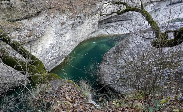 Automne Dans Les Montagnes Est Frappant Par Beauté Tranquille Location — Photo