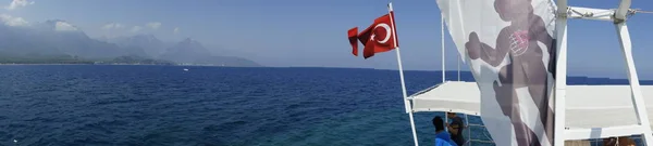 Costa Mediterránea Turquía Famosa Por Belleza Natural Clima Cálido — Foto de Stock