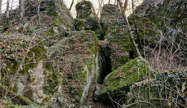 Gorge Khadzhokh Dans Sud Russie Est Non Seulement Phénomène Naturel — Photo