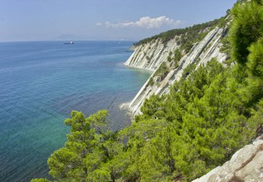 Rusya 'nın güneyinde, Karadeniz' de, Gelendzhik şehrinin yakınlarında.