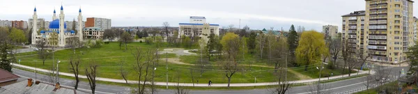 Localização Rússia República Adygea Sua Capital Cidade Maykop Panorama — Fotografia de Stock