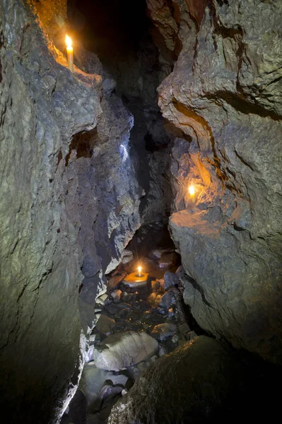 Fanagorijszkaja Barlang Egyik Legkorábbi Barlang Észak Kaukázusban Helyszín Oroszország Krasznodar — Stock Fotó