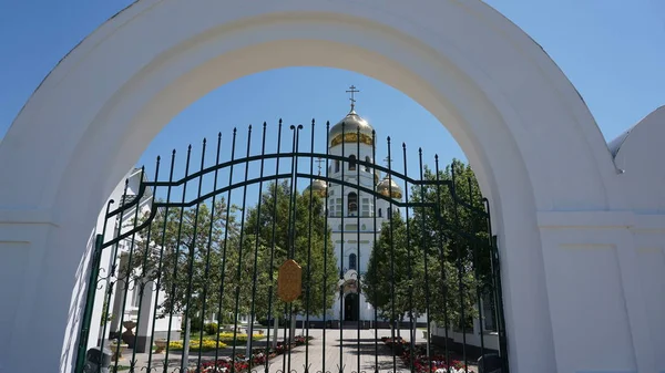 Religione Ortodossa Domina Territorio Krasnodar Ubicazione Russia Villaggio Novodonetskaya Chiesa — Foto Stock