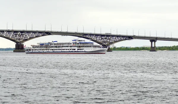 Ubicación Rusia Ciudad Saratov Río Volga Los Alrededores — Foto de Stock