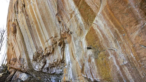 República Adygea Rússia Bairro Hamyshki Massa Rocha Monk Hiking Nas — Fotografia de Stock