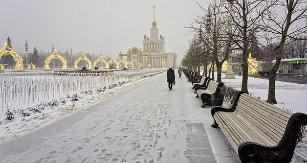 Localização Rússia Moscou Vdnh Fevereiro — Fotografia de Stock