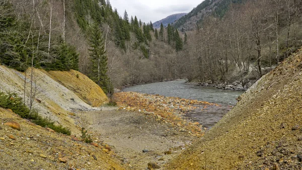 Northern Caucasus Area Abandoned Copper Mines Labe River — Stockfoto
