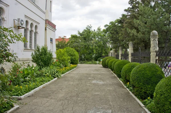 Antigua Casa Del Industrial Tabacalero Stamboli Símbolo Ciudad Teodosia Increíble — Foto de Stock