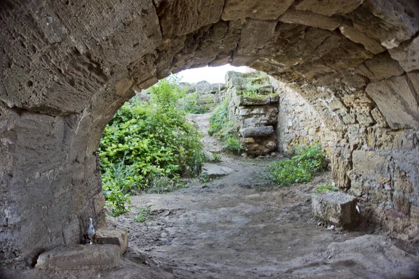 Kırım Cumhuriyeti Konumu Kerch Şehri Yeni Kale Kalesi — Stok fotoğraf