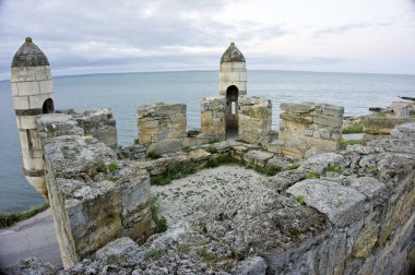 Kırım Cumhuriyeti konumu, Kerch şehri. Yeni Kale Kalesi.