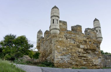Kırım Cumhuriyeti konumu, Kerch şehri. Yeni Kale Kalesi.