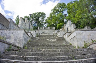 Kerch şehri, Kırım Cumhuriyeti 'nin konumu. Büyük ve zengin tarihi geçmişi olan bir şehir..