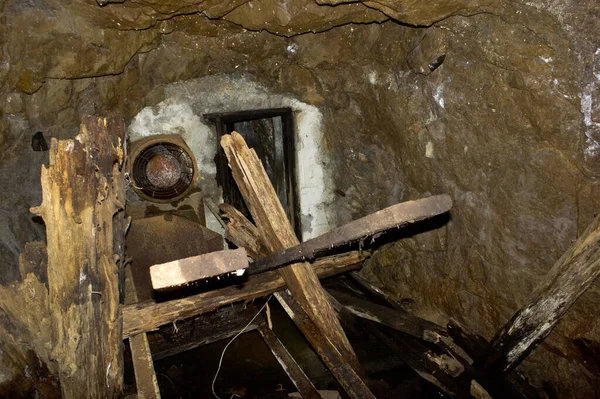 Terk Edilmiş Uranyum Barit Adits Konum Rusya Adygea Cumhuriyeti Dakhovskaya — Stok fotoğraf