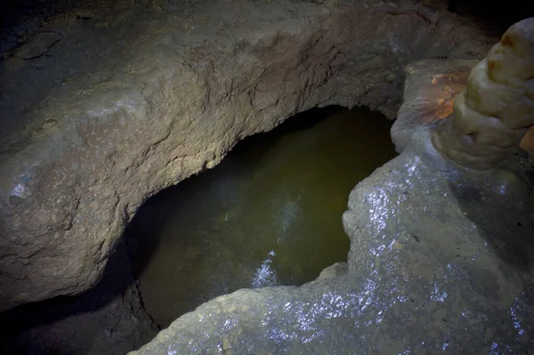 Ubicazione Caucaso Settentrionale Repubblica Adygea Terra Grotte Bellissime Inaccessibili Degli — Foto Stock