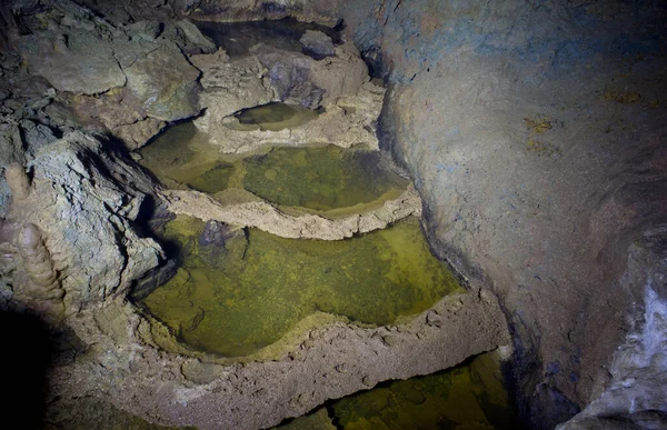 Ubicazione Caucaso Settentrionale Repubblica Adygea Terra Grotte Bellissime Inaccessibili Degli — Foto Stock