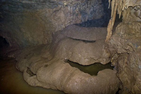 Ubicación Cáucaso Norte República Adygea Tierra Hermosas Inaccesibles Cuevas Las — Foto de Stock