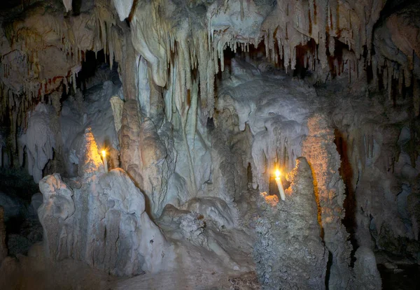 Ubicación Cáucaso Norte República Adygea Tierra Hermosas Inaccesibles Cuevas Las —  Fotos de Stock