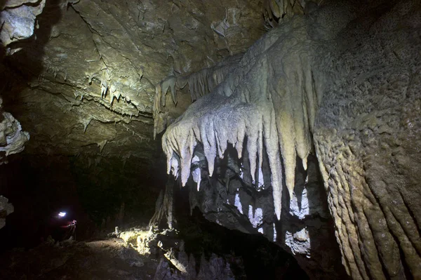 Location North Caucasus Republic Adygea Land Beautiful Inaccessible Caves Lago — Stock Photo, Image