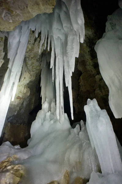 Ubicazione Caucaso Settentrionale Repubblica Adygea Terra Grotte Bellissime Inaccessibili Degli — Foto Stock