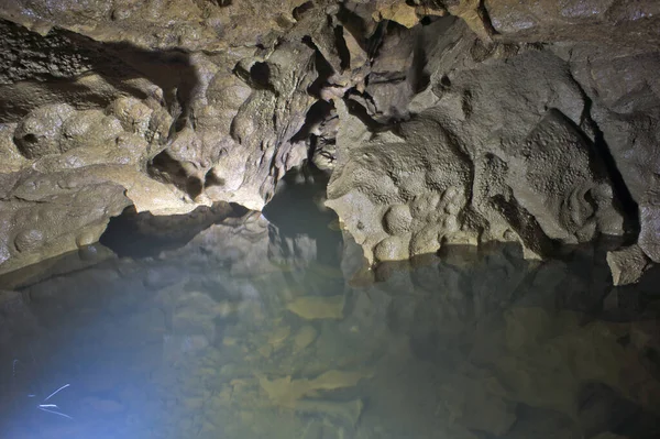 Localização Norte Cáucaso República Adygea Terra Belas Inacessíveis Cavernas Lago — Fotografia de Stock