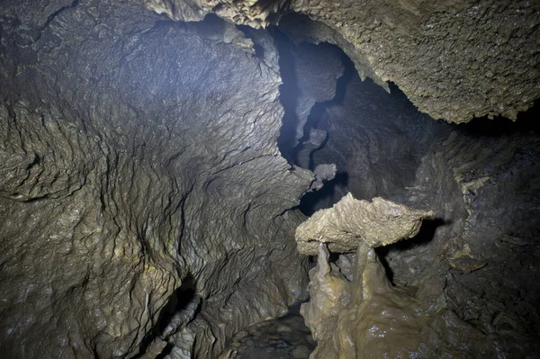 Ubicación Cáucaso Norte República Adygea Tierra Hermosas Inaccesibles Cuevas Las — Foto de Stock