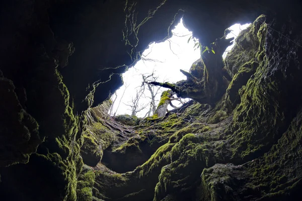 Location North Caucasus Republic Adygea Land Beautiful Inaccessible Caves Lago — Φωτογραφία Αρχείου