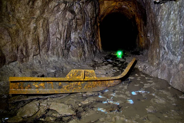 Abandonné Adites Uranium Barite Emplacement Russie République Adygea Région Village — Photo