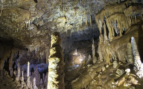 Ubicación Rusia Territorio Krasnodar Isichenko Cueva Increíble Belleza Inaccesible Para — Foto de Stock