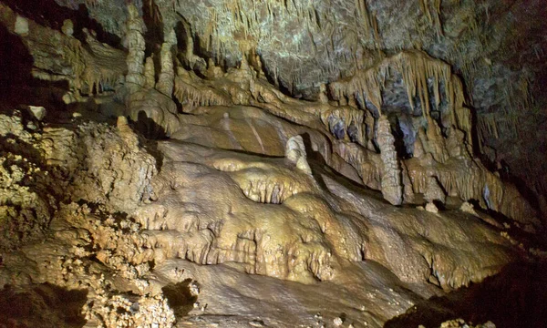 Localisation Russie Territoire Krasnodar Grotte Isichenko Étonnante Beauté Inaccessible Aux — Photo